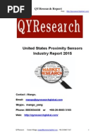 United States Proximity Sensors Industry Report 2015