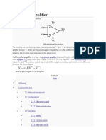 Differential Amplifier 123