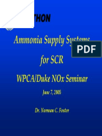 5) Ammonia Supply Systems For SCR