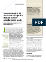 Complications From Intraarterial Injection of Ian Block