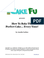 CakeFu How To Bake The Perfect Cake