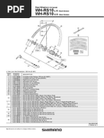 WH-RS10 WH-RS10: Rear Wheel