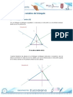 Rectas y Puntos Notables Del Triangulo