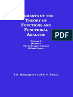 A.N. Kolmogorov and S.V. Fomin-Elements of The Theory of Functions and Functional Analysis, Volume 2, Measure. The Lebesgue Integral. Hilbert Space-Graylock (1961)