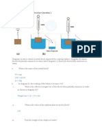 Archimedes Principle Q & A