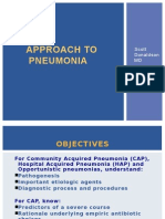 Approach To Pneumonia: Scott Donaldson MD