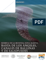 Programa de Manejo de La Reserva de La Biósfera Bahía de Los Ángeles, Canales de Ballenas y de Salsipuedes