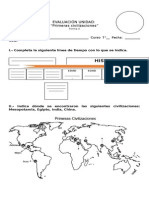 Evaluacion Civilizaciones 7mo