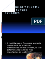 Desarrollo y Funcion de Los Anexos Ovulares