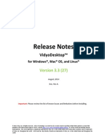 Vidyo Desktop ReleaseNotes 3.3.27-A