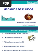 Clase 1 Mecanica de Fluidos