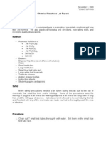 SFMS - 8th Grade - Chemistry Unit Lab Report - Example 02