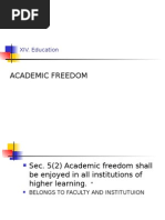 Academic Freedom