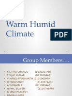 Warm Humid Climate Final