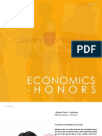 Economics - Honors