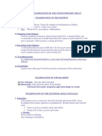 Physical Examination of The Genitourinary Tract