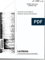 Introduction To Finite Difference Methods For Numerical Fluid Dynamics