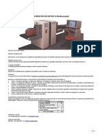  SERVICIO CON APARATOS DE RAYOS X (Radioscopia)