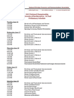 National Championship Sched