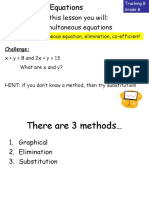 Simultaneous Equations 1