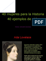 40 Mujeres para La Historia