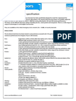 Fire Rated Steel Door Specification