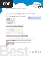 How To Create A Scrolling Banner