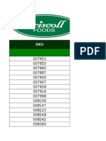 Driscoll Food Co. Frozen Item Product Catalog