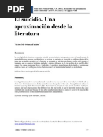 El Suicidio. Una Aproximación Desde La Literatura