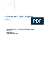 Test Plan Template