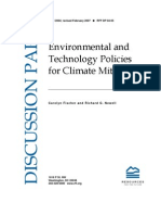 Environmental and Technology Policies For Climate Mitigation