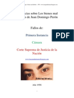 Sobre Los Bienes Mal Habidos Por Juan Domingo Perón