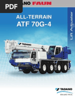 Grúa TADANO ATF 70G-4 Bluetec