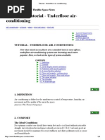 Tutorial - Underfloor Air-Conditioning