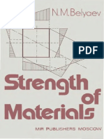 Resistencia de Materiales - N. M. Belyaev - Strength of Materials - Mir PDF