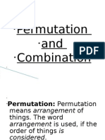 Permutation and Combination