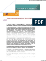 Instruções de Elaboração de Projeto de Pesquisa (DLM-FFLCH-USP)