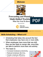 Forecasting and Planning Multi Skilled Workforce Maggie Klenke PDF