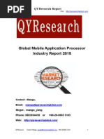 Global Mobile Application Processor Industry Report 2015