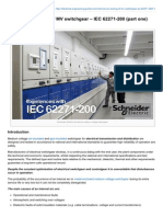 Internal Arc Testing of MV Switchgbbear IEC 62271-200 Part One