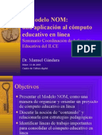 El Modelo NOM: Una Aplicación Al Cómputo