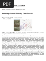 Kesalahpahaman Tentang Tentang Teori Evolusi