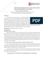 A Study of Consumer Behavior Pattern For Select Eye-Care Facilities in Vashi and Koparkhairne, Navi Mumbai