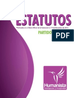 Estatutos Partido Humanista