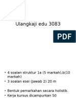 Ulangkaji Edu 3083