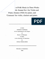 The Infuence of Folk Music in Béla Bartók