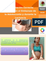 Alimentación Durante El Embarazo en La Adolescencia