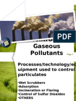 Control of Gaseous Pollutants (Group E)