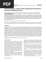 2013 Anti-Ulcerogenic Activity of The Pomegranate Peel (Punica Granatum) Methanol Extract