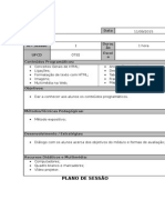 Plano de Sessão 1 UFCD 0792